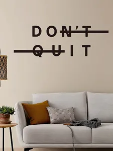 Inspirerende DON'T QUIT Engelse muursticker voor moderne woonkamer slaapkamer sportschool.