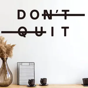 Motiverende Engelse tekst muursticker voor slaapkamer woonkamer thuisdecoratie zelfklevend.