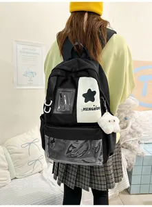 Japanese Harajuku style backpack large capacity school bag casual daypack for students