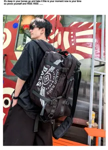 Sac à dos de sport et de fitness multifonctionnel de grande capacité pour les voyages.