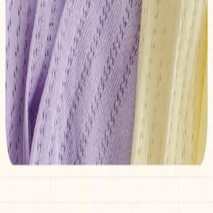 Close-up detail view of breathable mesh knit fabric designed for thin colorful summer socks.