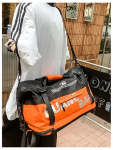 Grand sac de sport imperméable fitness yoga voyage sac à dos multifonction unisexe