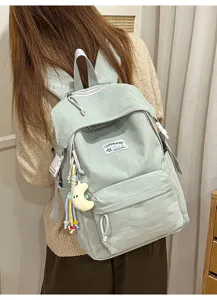 Japanischer süßer gepunkteter Schulrucksack für Mädchen süßer lässiger Tagesrucksack