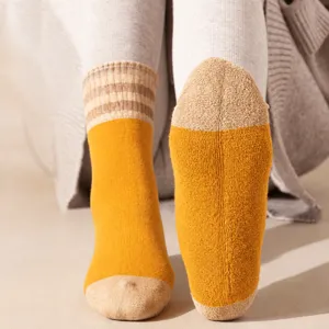 Dames dikke thermische wintersokken pluche lus warme middelste sokken comfortabel