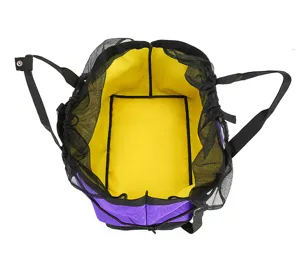 Color-blocked large capacity travel fitness yoga bag, stylish single shoulder crossbody bag.
