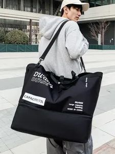 Fashionable ultra-large capacity travel fitness gym bag casual outdoor shoulder crossbody bag