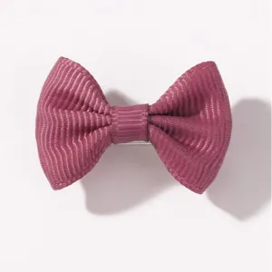 Pinzas de Pelo con Lazo de Cinta para Niños Color Sólido Lindo Accesorios de Cabello Para Niñas Pequeñas Estilismo Diario