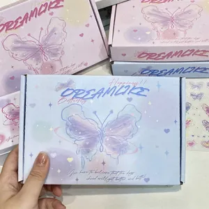 Exquisite butterfly theme decorative packaging boxes for crystal suncatcher pendants