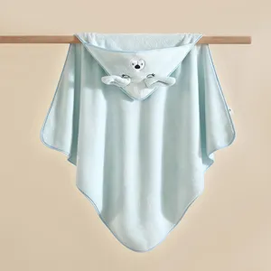 Asciugamano con cappuccio per neonati coperta neonato simpatico design animale bagno comodo