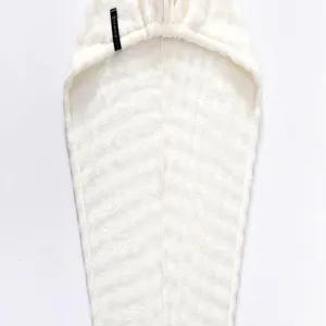 Thickened bubble fleece dry hair cap for women, soft absorbent quick-drying shower hair towel.