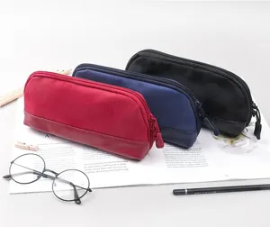 Grote capaciteit canvas etui, duurzame multifunctionele opbergtas voor briefpapier.