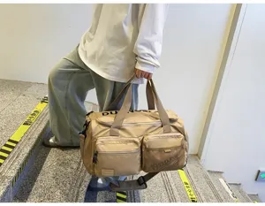 Große kapazität wasserdichte reise sporttasche multifunktionale fitness handtasche für herren damen
