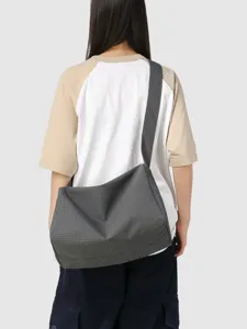 Minimalistische Umhängetasche Aus Nylon Für Herren Damen Große Kapazität Lässige Sportliche Schoudertasche Für Pendeln Yoga Büro