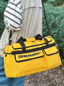 Große Kapazität Outdoor Reisetasche Wasserdicht Nylon Sporttasche Mit Schuhfach Nass Trocken Trennung Sporttasche Wandern