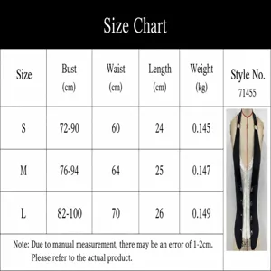 Black and white color-block halter corset top sexy short vest size chart reference.