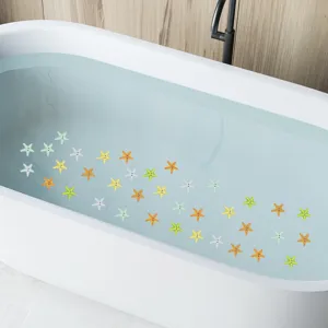 Colorful cartoon starfish anti-slip stickers for bathtub and bathroom safety decoration