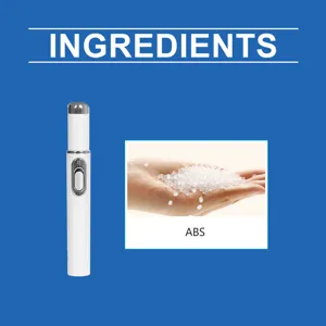 Tragbarer elektrischer Hautpflege Stift aus langlebigem ABS Material fuer die Gesichtspflege.