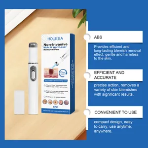 HOUKEA Laser Pen zur sanften Hautpflege, kompakter ABS Apparat für effiziente Anwendung.
