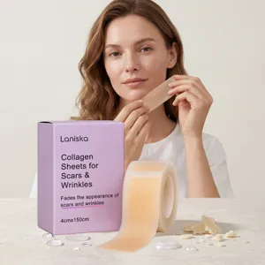 Laniska bandes en silicone adhésives pour cicatrices et vergetures rouleau 4cmx150cm