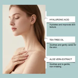 Vista detallada del parche para el cuidado de la piel con ingredientes naturales como aloe.