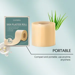 Rollo de Parche para Piel Cinta de Cicatriz de Silicona Transpirable Cuidado Corporal