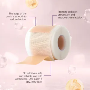 Rolled skincare patch with smooth edges, breathable and gentle for daily facial and body care.