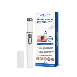 HOUKEA tragbarer Laser Maulwurf und Warzen Entfernungsstift Hautpflege Beauty Gerät weiß