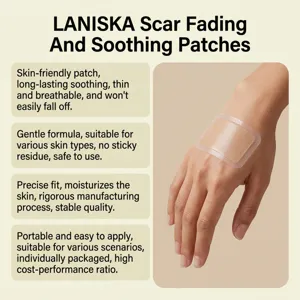 Parche para cicatrices LANISKA, transpirable y agradable para el cuidado corporal cómodo.