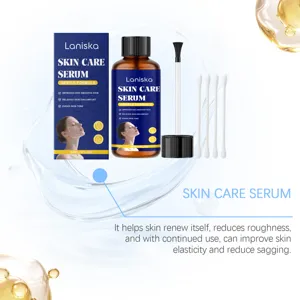 Laniska Skin Care Serum 30ml gentle formula hydrates smooths and improves skin elasticity daily use.
