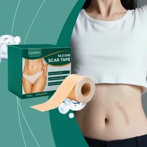 Rollo de Cinta de Silicona para Cicatrices para Cuidado de la Piel Corporal Suave Transpirable Reparación Diaria