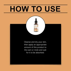 Sérum Gouttes Verrue Venin Abeille Guide Détail Instructions Soin Peau Visage