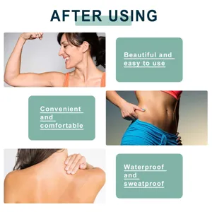 Parche corrector de piel impermeable para cubrir invisiblemente cicatrices y tatuajes.