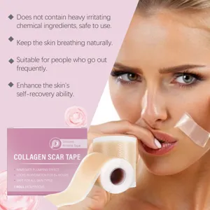 Silicone face anti-wrinkle scar tape transparent invisible patch for skin care 1 roll