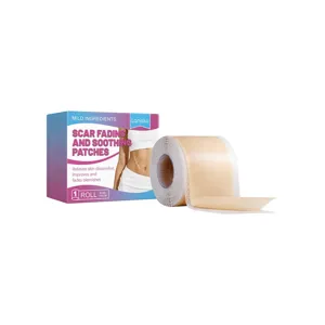 Rollo de Parche de Silicona para Cicatrices Suave Transpirable Cinta de Cuidado de la Piel Hoja Reutilizable para Cuidado de la Piel Corporal