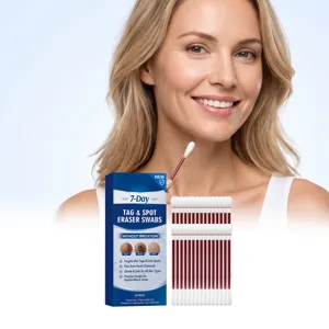 Plant Extract Skin Care Cotton Swabs Gentle Cleansing Smoothing Nourishing Portable Liquid Swabs For Face Daily Beauty Care