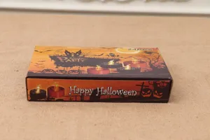 Halloween LED tealight candle packaging box set of 24pcs for party decoration details