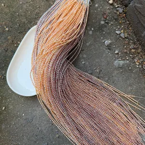 Natürliche Süßwasserperlen Saatperlen Bunte Mini Reisform Strang Für DIY Halskette Armband Schmuckherstellung Zubehör