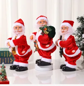 Electric dancing Santa Claus doll Christmas musical toy festive tabletop home decoration