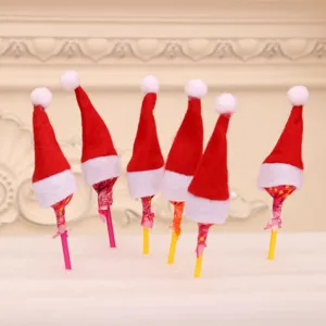 Mini cappelli di Babbo Natale per caramelle e dolcetti decorazione tavola festa dettaglio