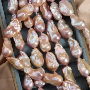 Natural Freshwater Pearl Strand Baroque Irregular Fishtail Shape Loose Pearls Multicolor High Luster Beads For DIY Jewelry Making Crafts Artisans