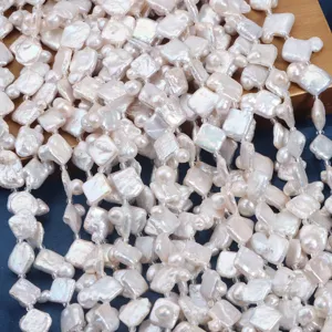 Natürliche Süßwasser Barock unregelmäßige Perlen Stränge für DIY Schmuckdesign.