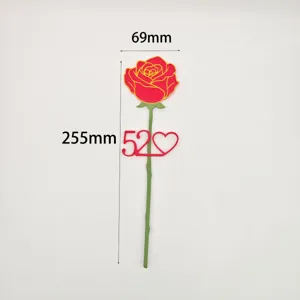 DIY magnete rosa artificiale romantico regalo di san valentino decorazione per casa