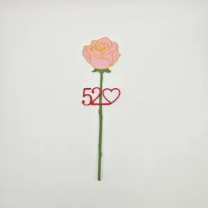 DIY simulazione rosa calamita frigo regalo San Valentino decorazione camera da letto
