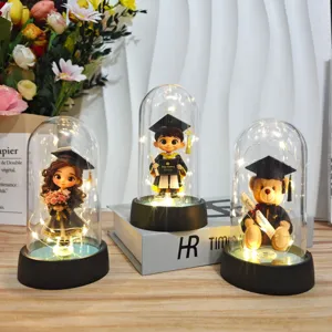 Graduation gift night light acrylic dome LED luminous ornament student souvenir desktop decor