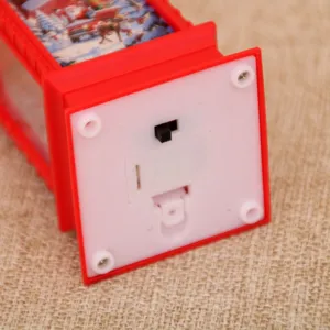 Replacement battery compartment and switch detail view for Christmas decorative LED night light.