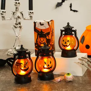 Halloween LED Φανάρι Κολοκύθας Κρανίο Μικρή Λάμπα Αλόγου Πάρτι Bar Atmoosphere Διακόσμηση Rekwisieten Πλαστικό Ηλεκτρικό Φως