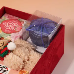 Candela profumata set regalo matrimonio festa favore macaron barattolo orso peluche