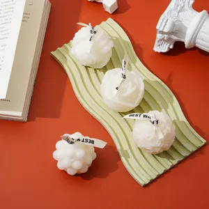 Set de velas aromáticas de cera de soja hechas a mano, velas decorativas de aromaterapia para el hogar.
