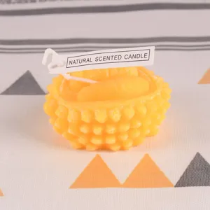 Durian shape scented soy wax candle cute home decor photography prop sweet aroma 1pc