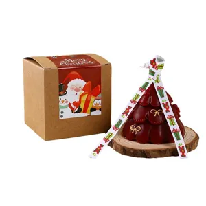 Weihnachtsbaum Duftkerze Weihnachtsgeschenk Heimdekoration Party Atmosphäre Wachskerze